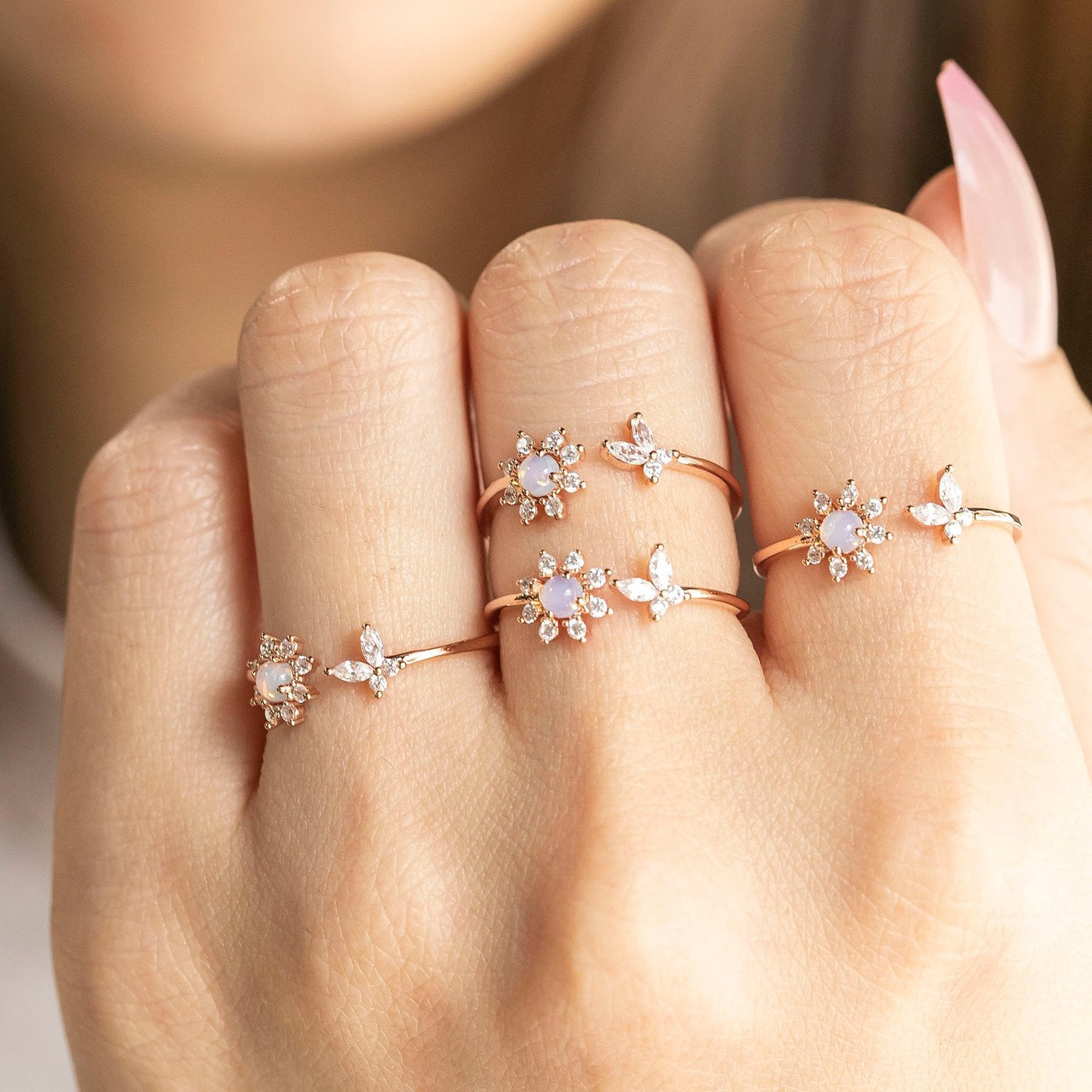 Blossom Butterfly Ring