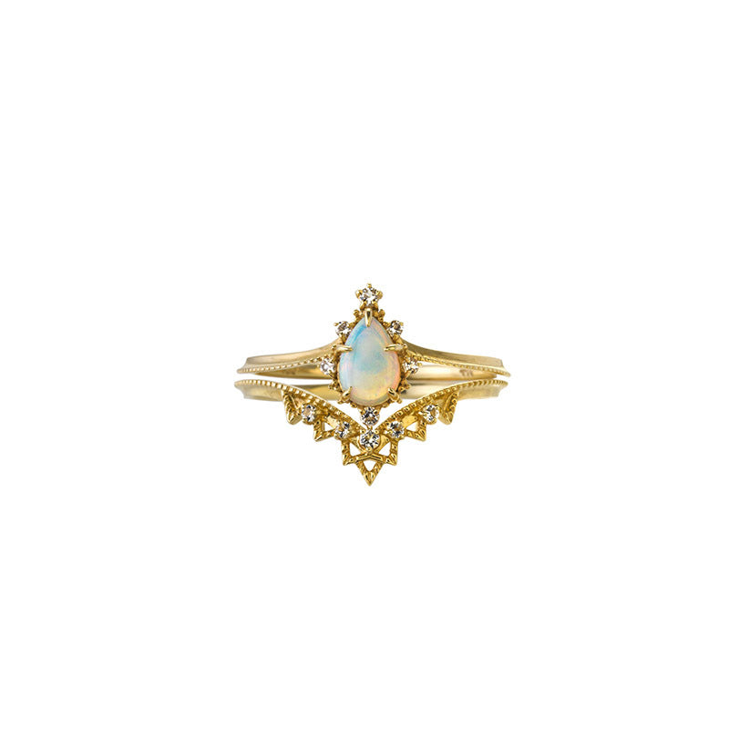 Crown Opal Ring