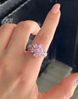 Pink Cherry Blossom Ring