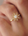 Vintage Sun Opal Necklace