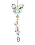 Crystal Butterfly Wind Chime