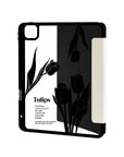 Black Tulips iPad Case