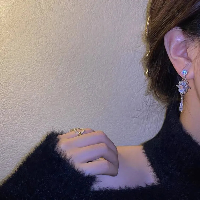 Crystal Waterdrop Earrings