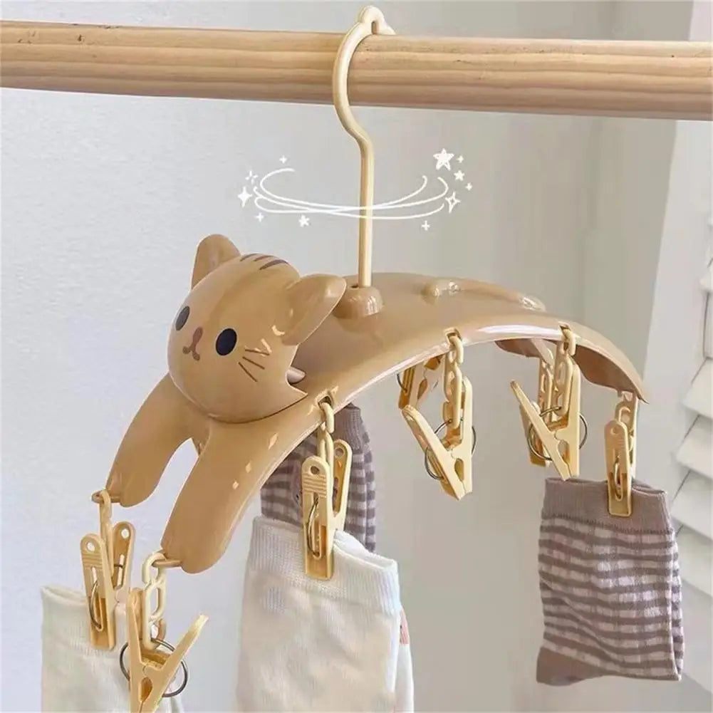 Cat Shaped Socks Hanger