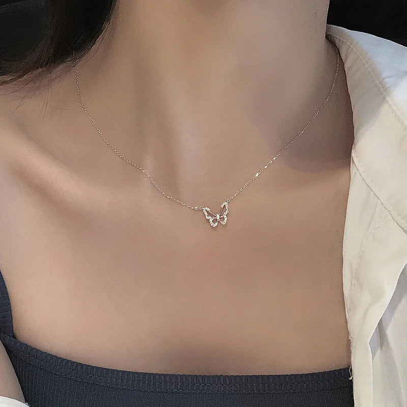 Delicate Butterfly Necklace