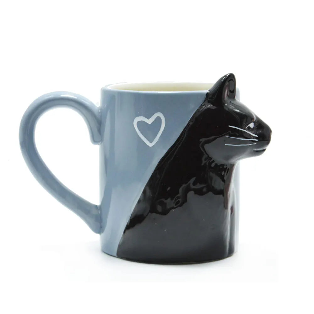 Kissing Cats Ceramic Mug