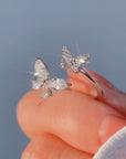 Dainty Butterfly Rings