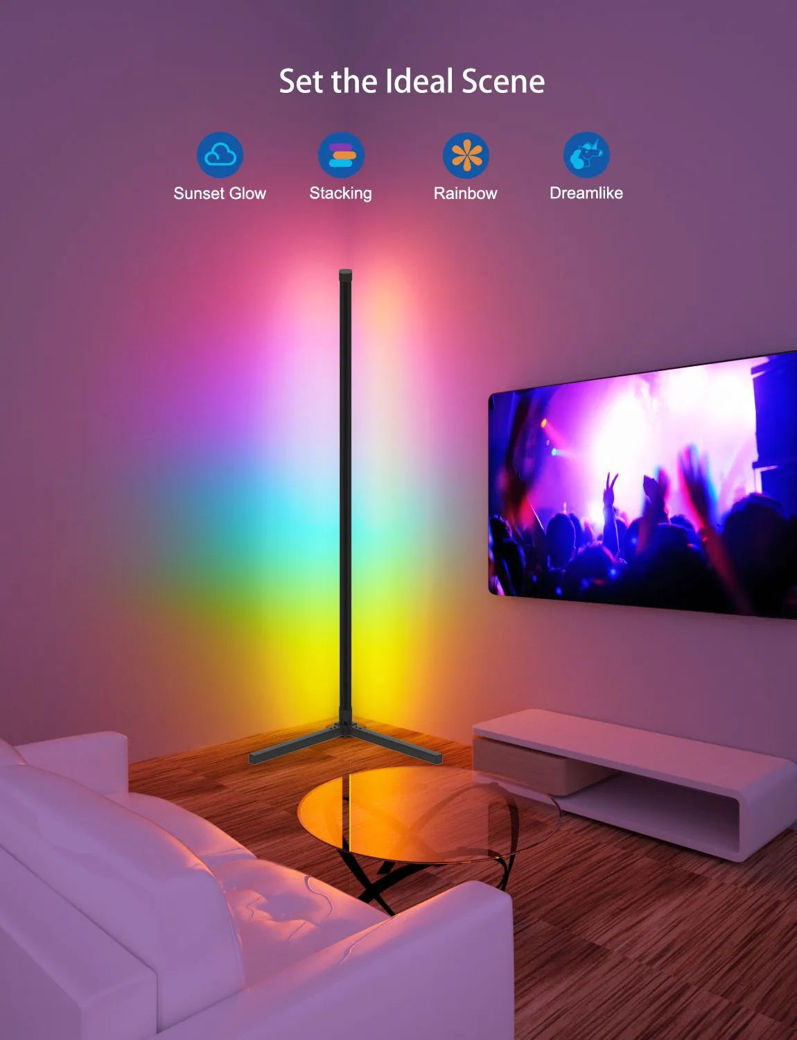 Music Sync RGB Floor Lamp
