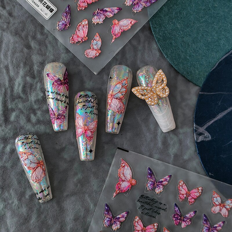 5D Realistic Butterfly Stickers