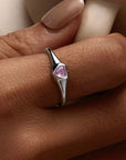 Mini Pink Heart Ring