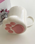 Cute Cat Paw Ceramic Cup