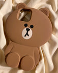 Line Friends Brown Bear Phone Case