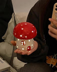 Mini Ceramic Mushroom Night Lamp