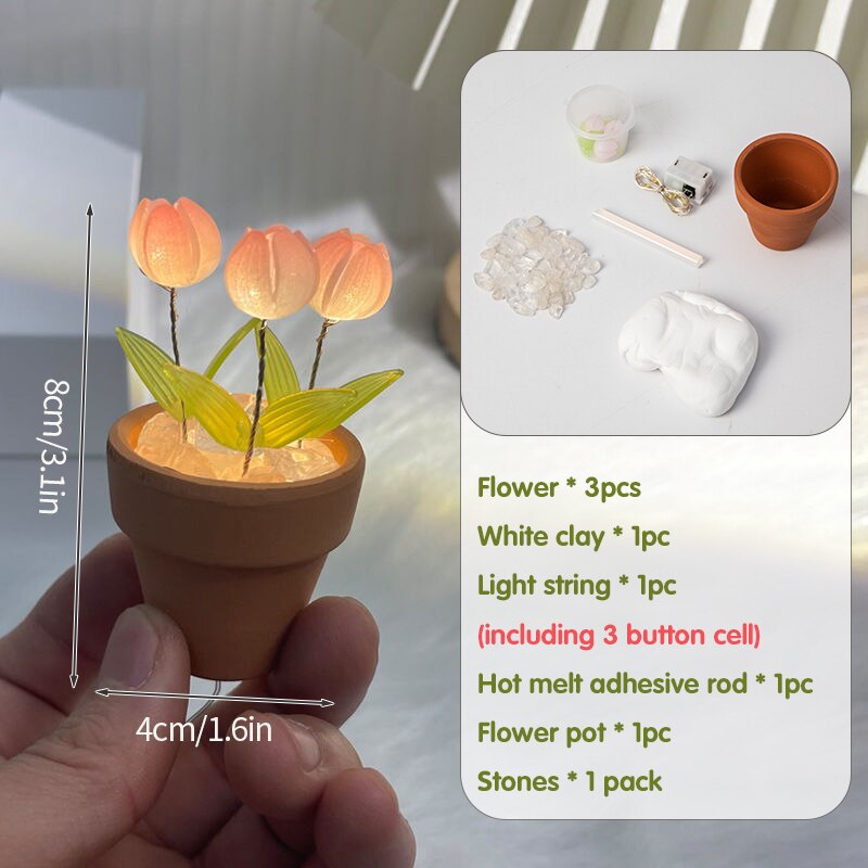 DIY Mini Tulip Lamp