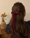 Velvet Bowknot Hair Tie