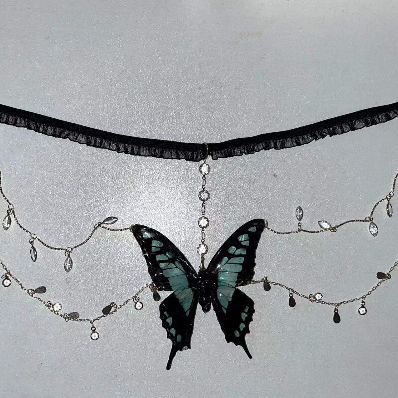 Vintage Butterfly Thigh Chain