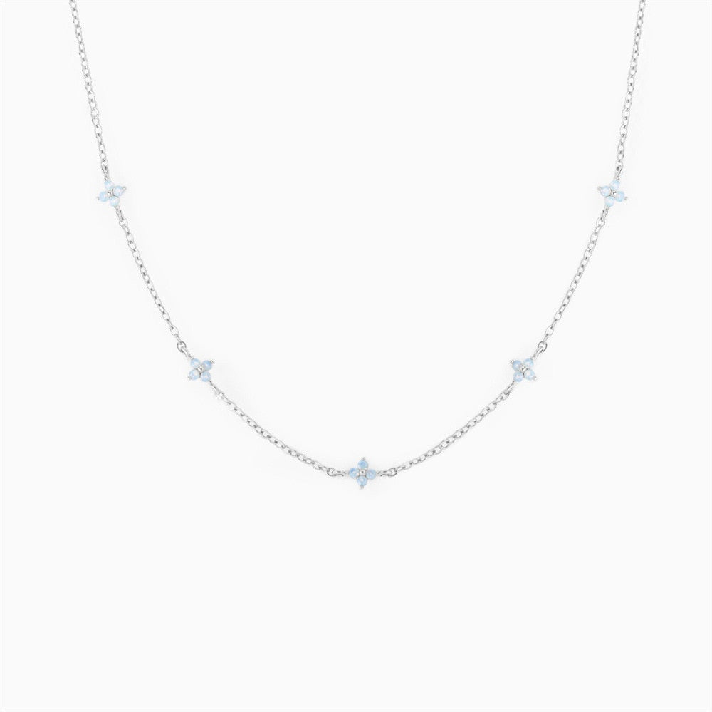 Blue Blossom Necklace