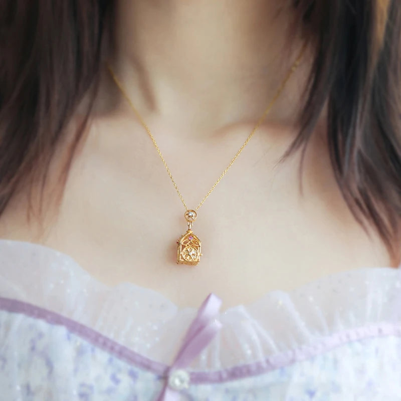 Lantern Pearl Necklace