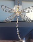 Dragonfly Crystal Suncatcher