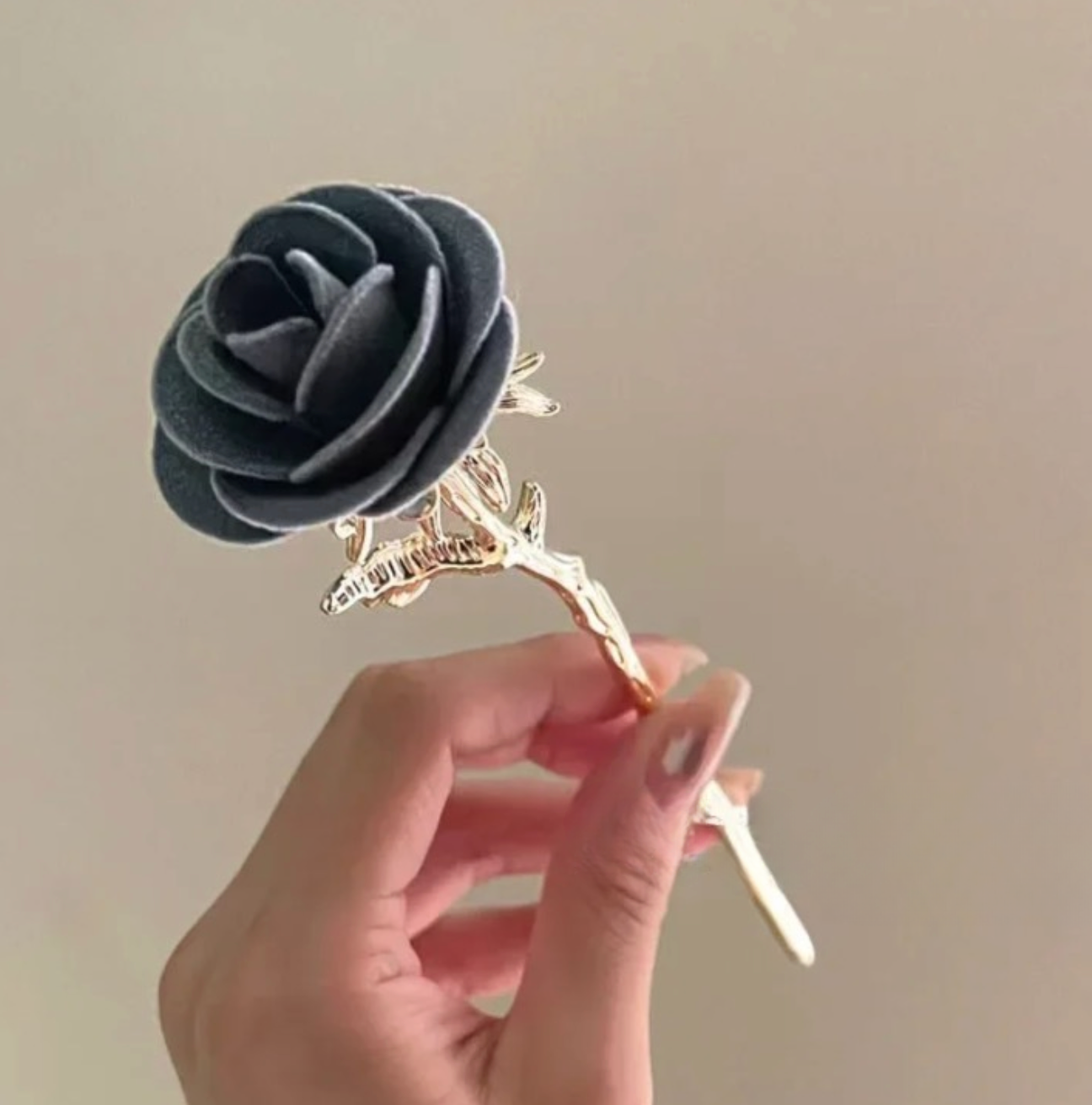 Velvet Rose Hairpin
