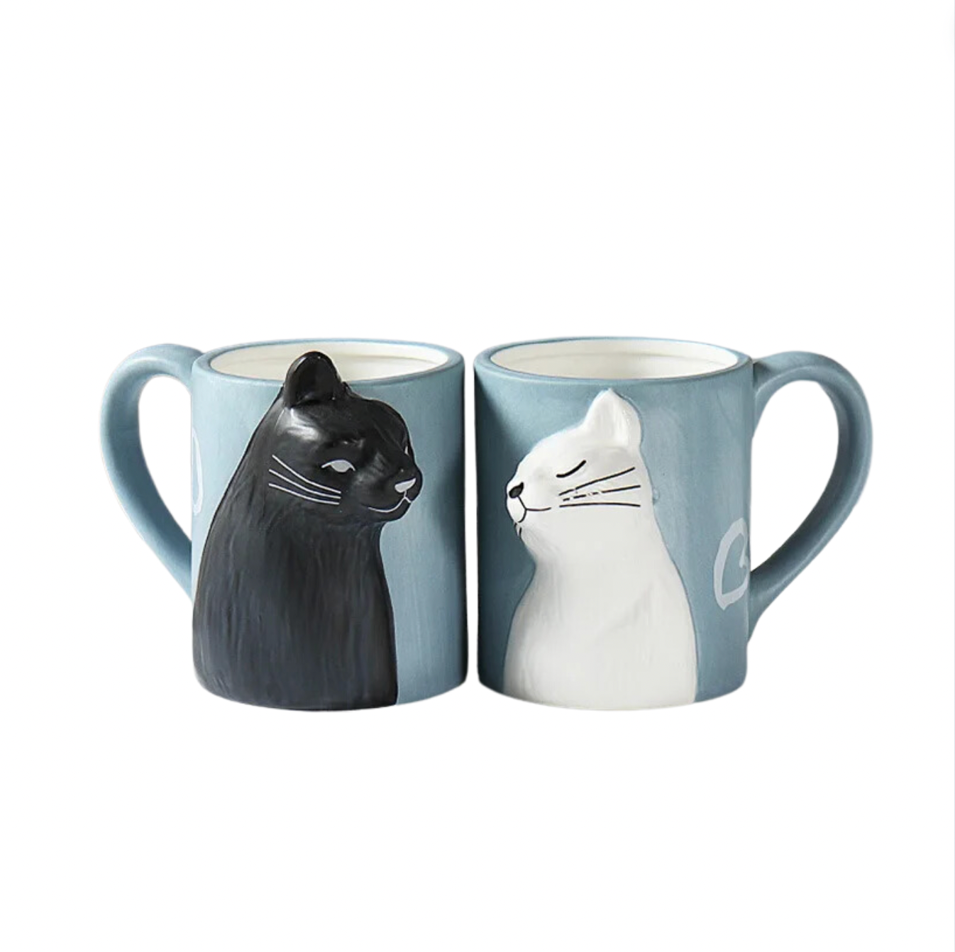 Kissing Cats Ceramic Mug