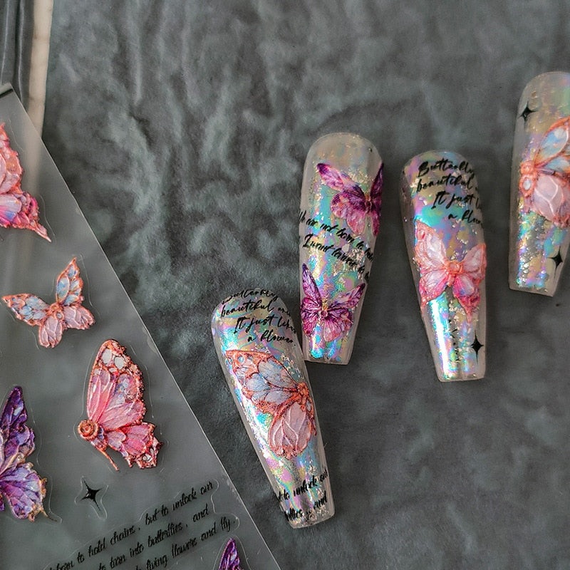 5D Realistic Butterfly Stickers