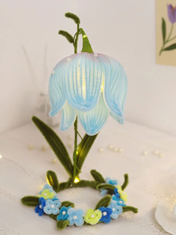 DIY Lily Of The Valley Table Lamp