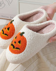 Pumpkin Plush Slippers