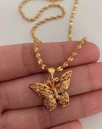 Golden Butterfly Necklace