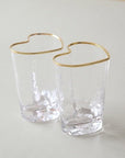 Heart-shaped Glass Cup