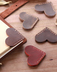 Heart-shaped bookmark
