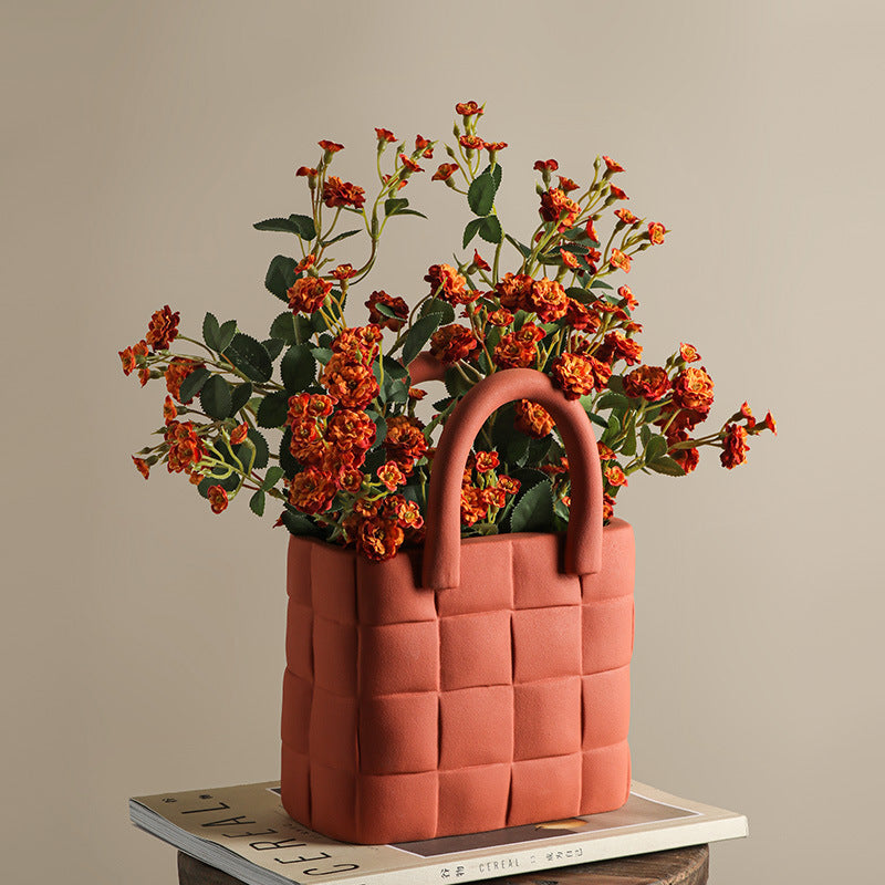 Handbag Ceramic Flower Pot