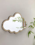 Cloud Wooden Mirror