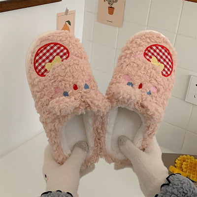Cute Plush Bunny Slippers