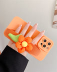 Flower Wristband Holder Phone Case