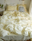 4Pcs Dubble Pleat Princess Bedsheet