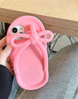 Bowknot Slippers Phone Case