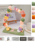 DIY Crochet Flower Table Mirror