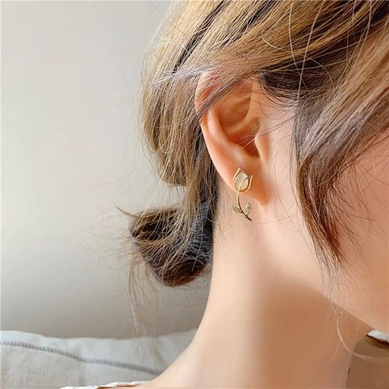Dainty Crystal Stud Earrings