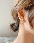 Dainty Crystal Stud Earrings