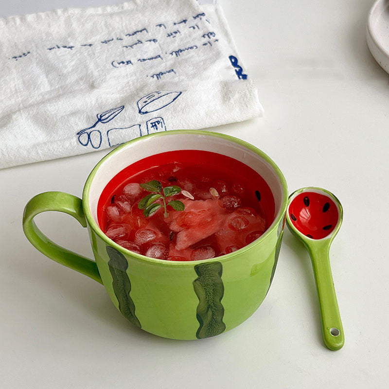 Watermelon Mug and Spoon Set