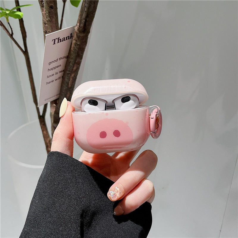 Pink Pig AirPods Case