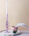 Lilac Candle Holder & Vase
