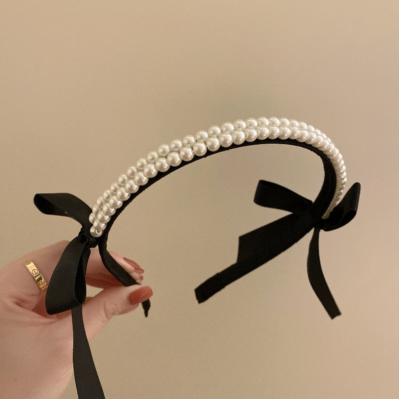 Pearl Bow Hairband