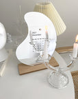 Nordic Double Glass Candlestick