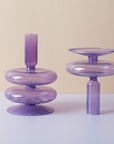 Lilac Candle Holder & Vase