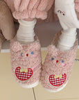 Cute Plush Bunny Slippers