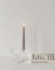 Nordic Double Glass Candlestick