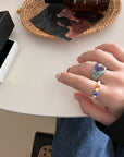 Dainty Inlaid Rings