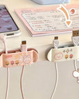 4pcs Cute Charging Cable Desk Organizers